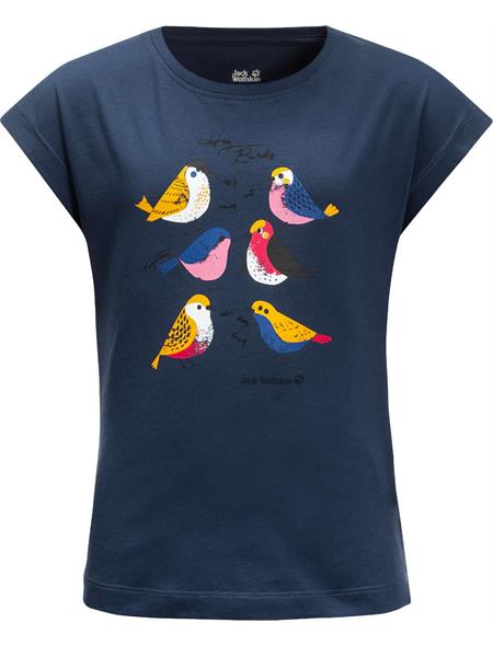Jack Wolfskin Kids Tweeting Birds T-Shirt